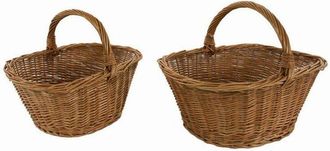 Vacchetti Cesta mimbre europea John 1-2 ovalada cm50x34h21-39