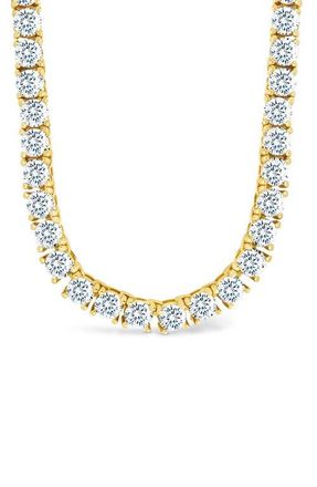 Sterling Forever Jadon Slide Tennis Necklace in Gold at Nordstrom