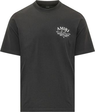 Amiri Tops, Heren, Zwart, S, Katoen, Arts District Tee