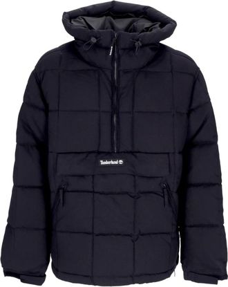 Timberland Zwarte gewatteerde donsjas met capuchon - Heren - Winterjassen - Zwart - M - Katoen - Jassen