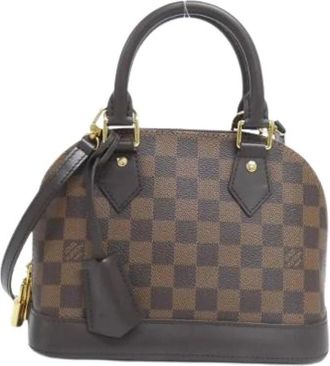 Louis Vuitton Pre-owned Alma BB Damier Tas - Dames - Vintage Mini Tas - Bruin - ONE Size - Vintage