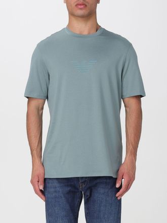 Emporio Armani T-shirt basic in cotone con Eagle