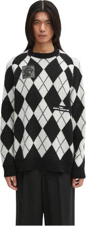 Undercover Trui met ronde hals - Heren - Ronde hals truien - Veelkleurig - L - Wol - Truien & Vesten