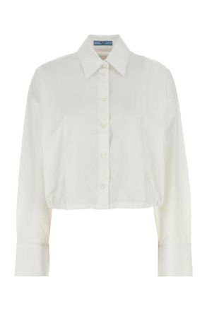 Prada White Poplin Shirt