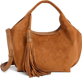 Dolce Vita Galen Faux Suede Crossbody Bag in Cognac at Nordstrom Rack