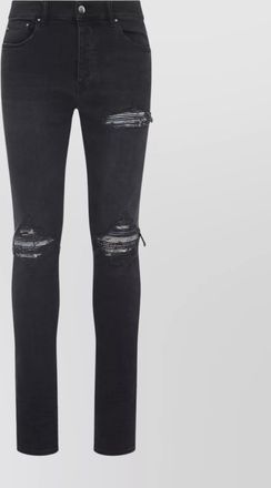 Amiri distressed five-pocket denim trousers