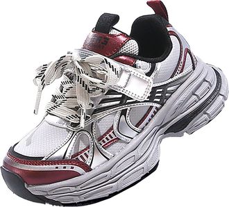 Generic Sports Shoes Childrens Boys Lace-Up Shoes Outdoor Trekking Hiking Shoes Breathable Running Shoes Trainers Non-Slip Trainers Childrens Shoes Indoor Tra