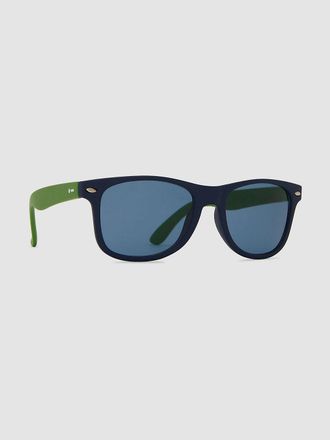 Dot Dash Litty Blue-Green Satin Sonnenbrille blau