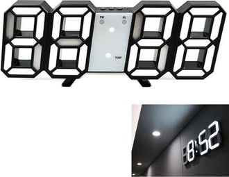 OEM Orologio Da Parete Moderno A Led 3d Con Sveglia Digitale Per Casa, Ufficio, Cucina, Visualizzazione 12/24 Ore