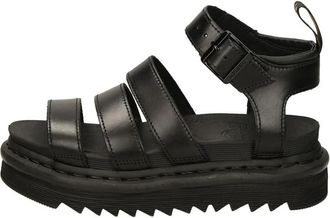 Dr. Martens Flat Sandalen - Dames - Sandalen - Zwart - 40 EU - Schoenen