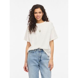 Vila T-shirt met korte mouwen en ronde hals