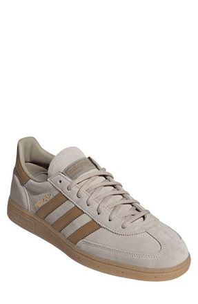adidas Gender Inclusive Handball Spezial Sneaker in Wonder Beige/Cardboard/Gum4 at Nordstrom, Size 10.5 Womens