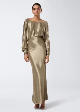 Andamane Dames, Jurken, Beige, Maat: 2XS Viscose