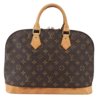 Louis Vuitton Pre-owned Handbags, female, Brown, Size: ONE SIZE Pre-owned Vintage Canvas Handbag