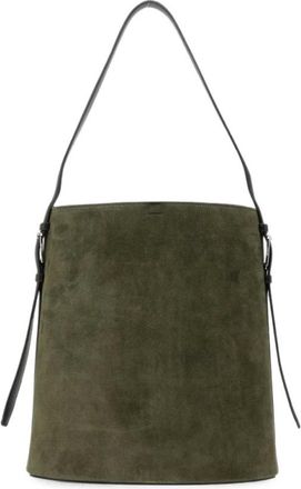 Coperni Ergonomische Tote-tas - Dames - Tassen - Groen - Maat: ONE Size Leer