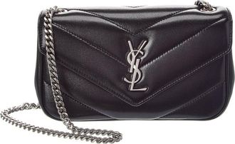 Saint Laurent Loulou Mini Leather Crossbody