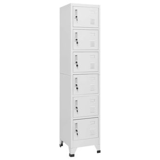 vidaXL Vidaxl - Taquilla De Acero Gris Claro 38x40x180 Cm