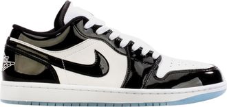 Nike Nike Mens Air Jordan 1 Retro Low OG Shoes, White/Black, 7