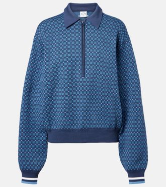 The Upside Lumiere Zane cotton-blend polo shirt