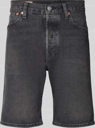 Levi's Regular Fit Jeansshorts aus Baumwoll-Mix Modell 501 Original in Dunkelblau, Gr&ouml;&szlig;e 30