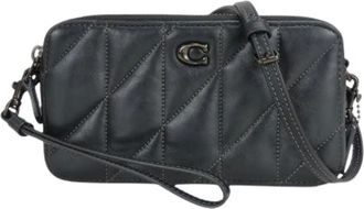 Coach Pre-owned Cross Body Bags, female, Black, Size: ONE SIZE Pre-owned Leather Shoulder Bag