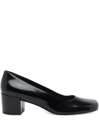 The Row 55mm Penelope pumps - women - Calf Leather/Calf Leather/Rubber - 38.5 - Black
