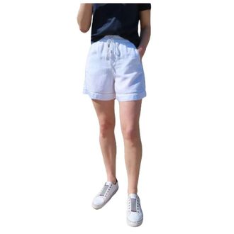 Mason's Linda Esprit Jogging Shorts - Dames - Bermuda - Wit - 2XS - Linnen - Korte Broeken