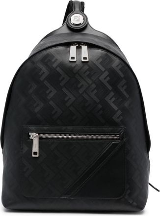 Fendi Chiodo Shadow leather backpack - men - Calf Leather - OS - Black