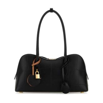 Stella McCartney Stella McCartney, Shoulder Bags, female, Black, Size: ONE SIZE Ryder Top Handle Bag