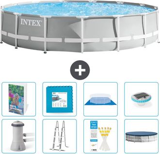 Intex Piscina Prism Frame Redonda - 457x107 Cm - 9-piezas S674