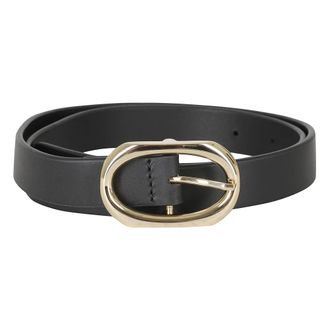 Anine Bing Small Signature Link Belt - Dames - Accessoires - Zwart - Maat: Xs/S Leer