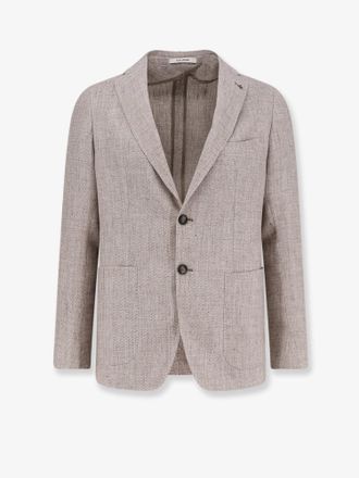 Tagliatore Blazer Monopetto in lino e lana vergine - TAGLIATORE - gender_Man