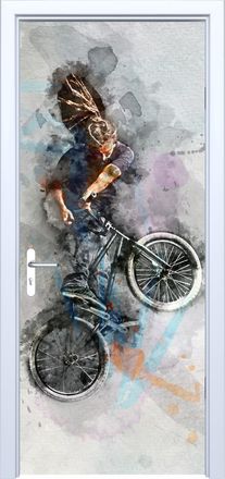 OEM Adhesivo De Tela Para Puerta De Bicicleta Bmx Freestyle 771pd