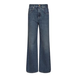 Brunello Cucinelli Brunello Cucinelli, Flared Jeans, female, Blue, Size: 2XS The Contemporary Flare Jean