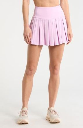 DKNY Court Piqu&eacute; Pleated Tennis Skort in Pink Lavender at Nordstrom Rack, Size X-Small
