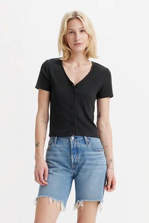Levi's Camiseta Muse - Mujer - XL - Negro / Caviar