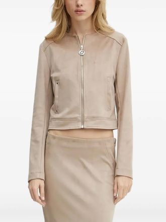 Guess Co Giacca crop con zip - Toni neutri