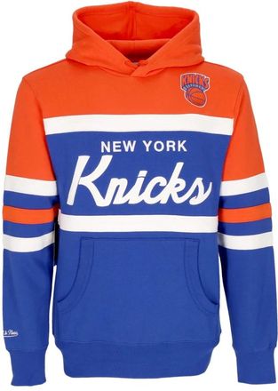 Mitchell & Ness NBA Head Coach Hoodie Originele Teamkleuren - Heren - Hoodies - Veelkleurig - S - Katoen - Hoodies & sweatvesten