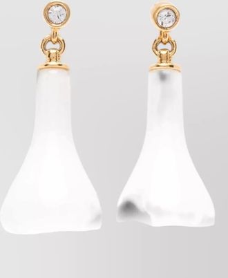 Toteme crystal embellished drop earrings