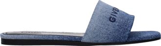Givenchy Slippers En Klompen Dames Stof Blauw/Denim