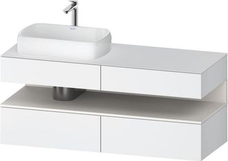 Duravit Qatego Consola Mueble Bajo Lavabo, 2 Extensiones, 2 - Duravit