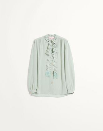 Valentino Crepe De Chine Shirt Wo