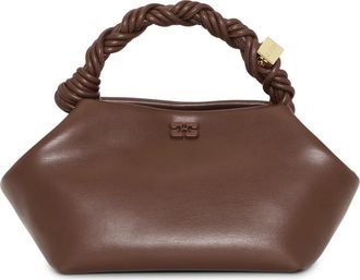 Ganni Bou Bag - Dames - Handtassen - Bruin - ONE Size - Leer - Tassen