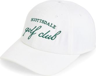 American Needle Scottsdale Golf Club Cotton Twill Baseball Cap in Snow White at Nordstrom