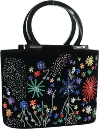 Ferragamo Pre-owned Handbags, female, Multicolor, Size: ONE SIZE Pre-owned Metal Handbag