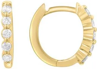 Effy Diamond Huggie Earrings in Gold at Nordstrom Rack