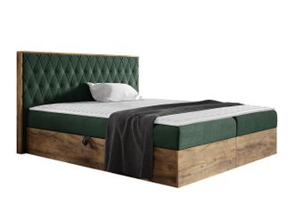 Mirjan24 Cama Continental Navis Ii, Faro 7, Continental, Doble, 180x200, Tapiz, Somieres, 188x208x103cm