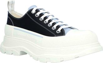 Alexander McQueen Alexander Mcqueen Mens Calfskin Leather Tread Sneaker (Authentic Pre-Loved)