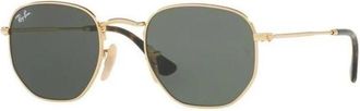 Ray-Ban Authentieke Hexagonale Bril Premium Kwaliteit - unisex - Zonnebrillen - Geel - 54 MM - Accessoires