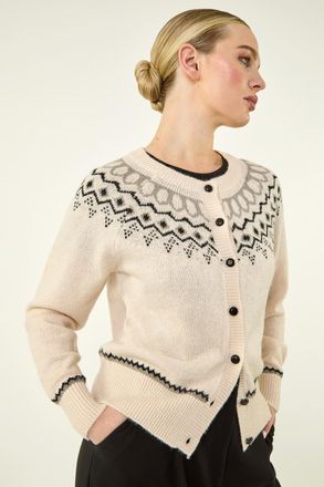 Roman Fairisle Button Cardigan